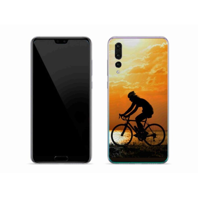 Gelový kryt mmCase na mobil Huawei P20 Pro - cyklovýlet