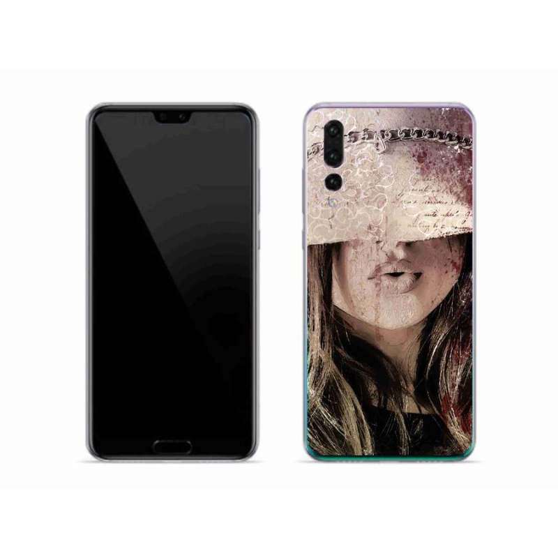 Gelový kryt mmCase na mobil Huawei P20 Pro - dívka