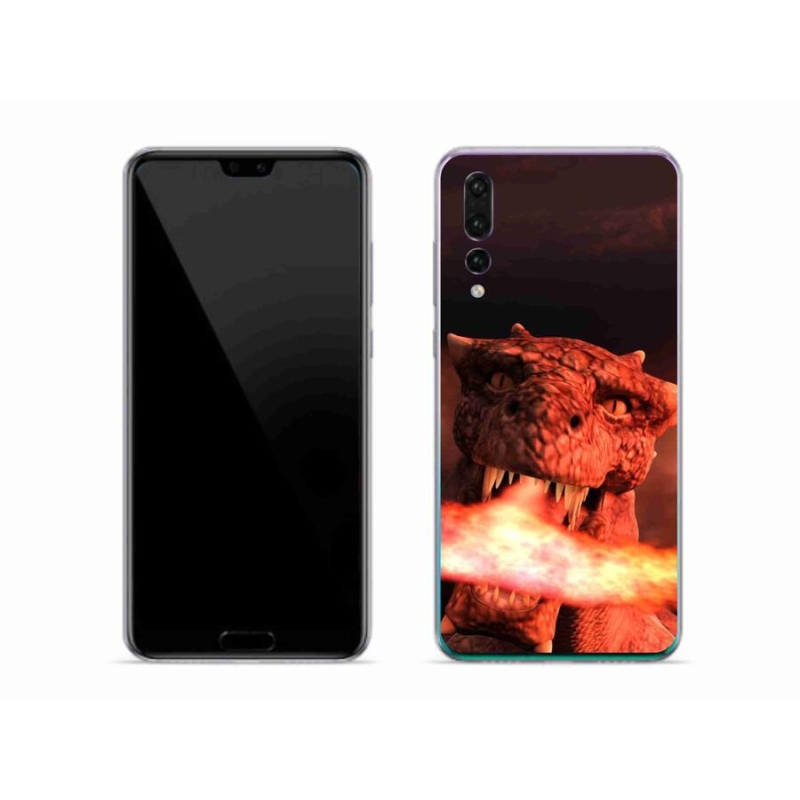 Gelový kryt mmCase na mobil Huawei P20 Pro - drak