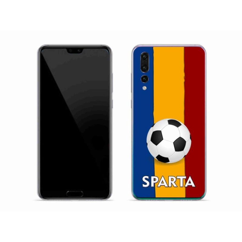 Gelový kryt mmCase na mobil Huawei P20 Pro - fotbal 1