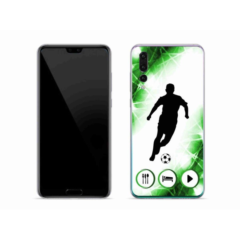 Gelový kryt mmCase na mobil Huawei P20 Pro - fotbalista