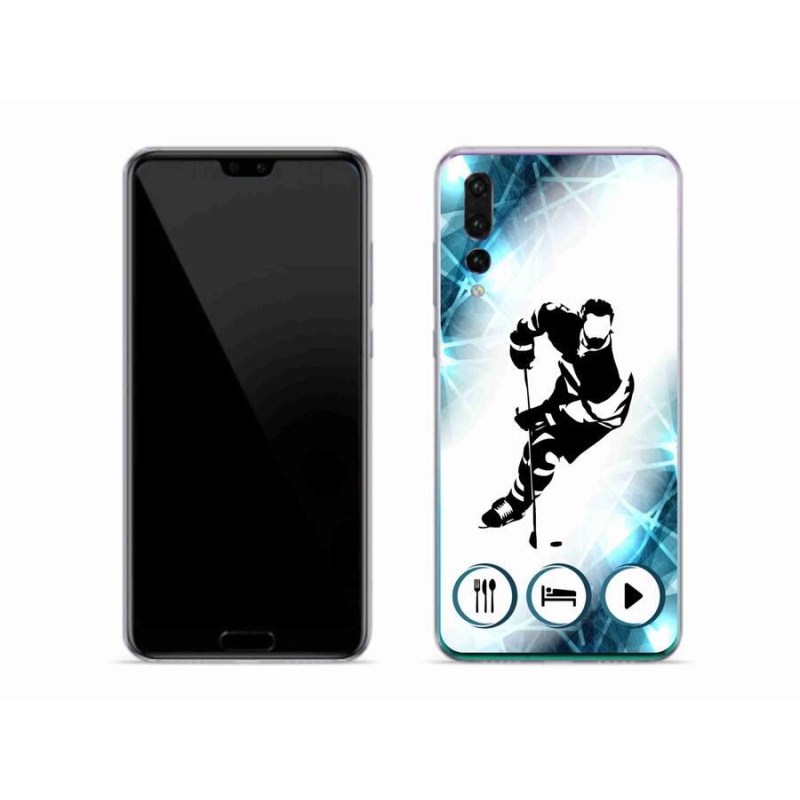 Gelový kryt mmCase na mobil Huawei P20 Pro - hokej 1