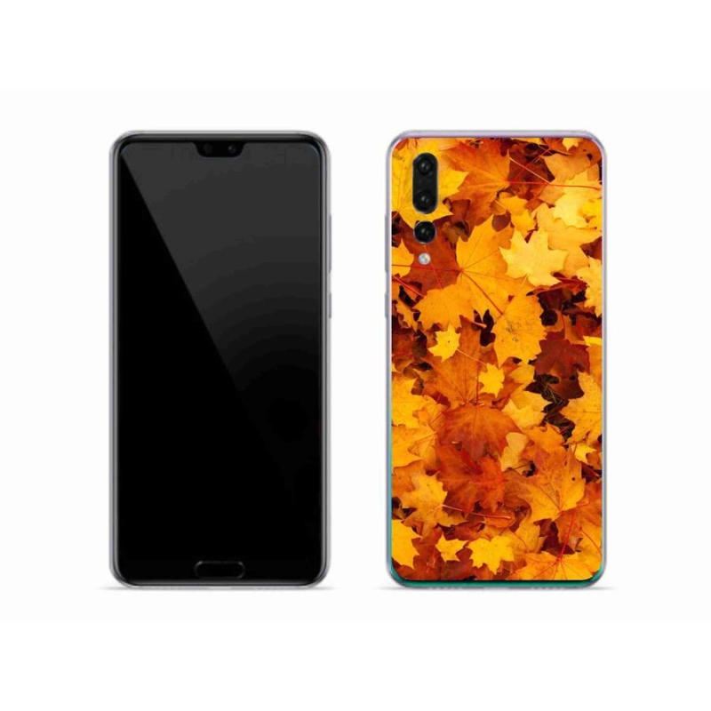 Gelový kryt mmCase na mobil Huawei P20 Pro - javorové listy