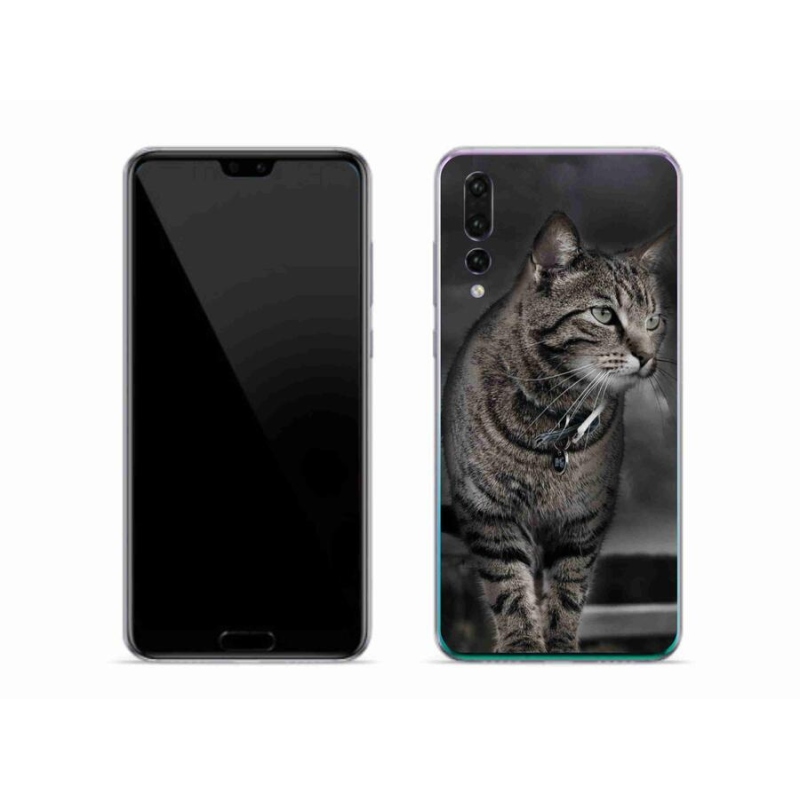 Gelový kryt mmCase na mobil Huawei P20 Pro - kočka