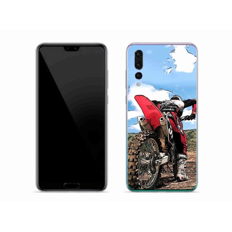 Gelový kryt mmCase na mobil Huawei P20 Pro - moto
