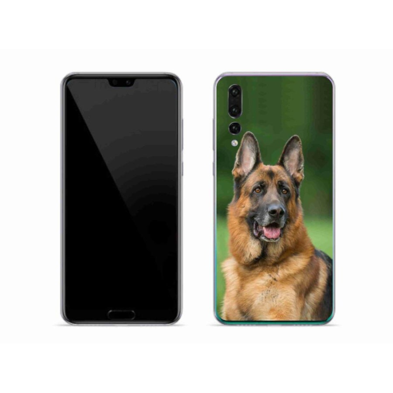 Gelový kryt mmCase na mobil Huawei P20 Pro - německý ovčák