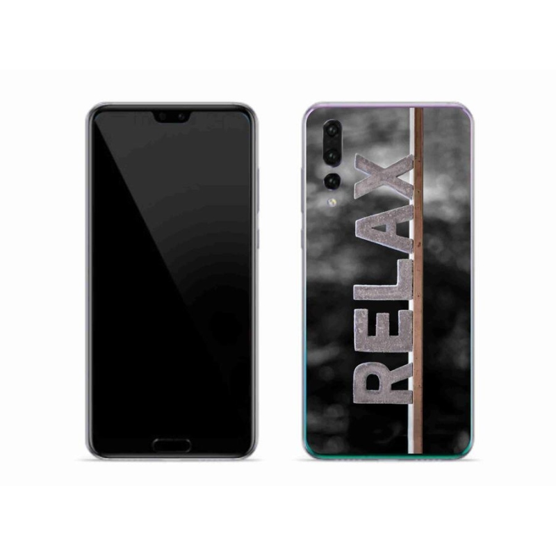 Gelový kryt mmCase na mobil Huawei P20 Pro - relax 1
