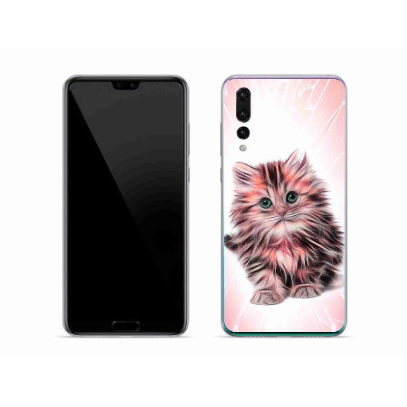 Gelový kryt mmCase na mobil Huawei P20 Pro - roztomilé kotě
