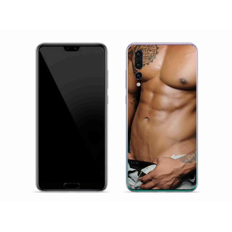 Gelový kryt mmCase na mobil Huawei P20 Pro - sexy muž