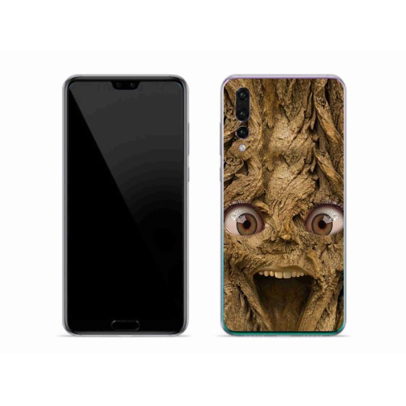 Gelový kryt mmCase na mobil Huawei P20 Pro - veselý strom s očima