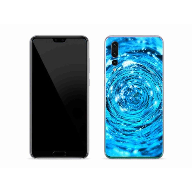 Gelový kryt mmCase na mobil Huawei P20 Pro - vodní vír
