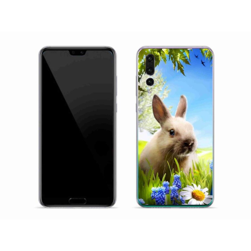 Gelový kryt mmCase na mobil Huawei P20 Pro - zajíček