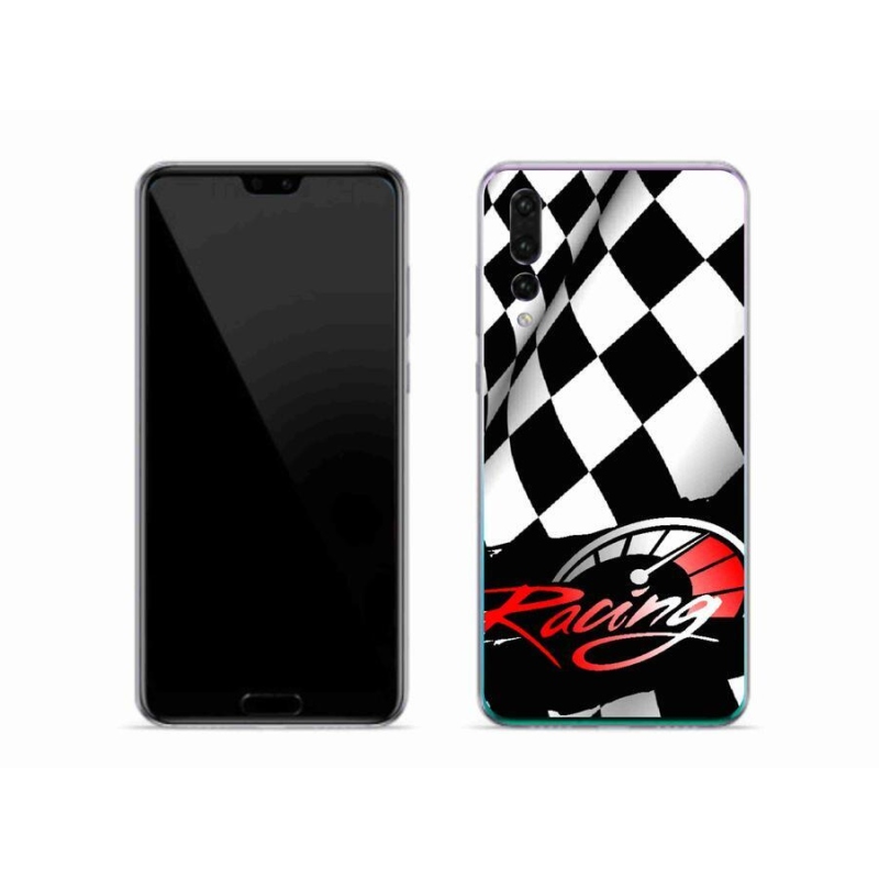 Gelový kryt mmCase na mobil Huawei P20 Pro - závodění