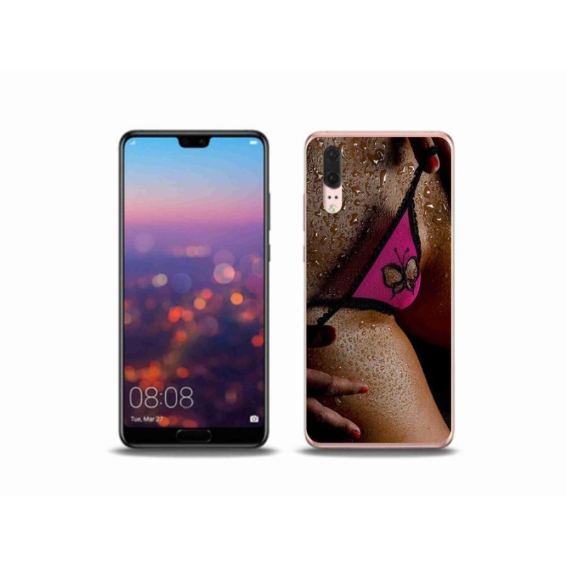 Gelový kryt mmCase na mobil Huawei P20 - sexy žena