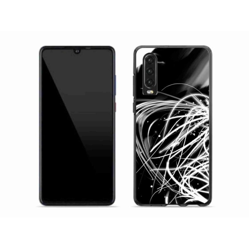 Gelový kryt mmCase na mobil Huawei P30 - abstrakt 2
