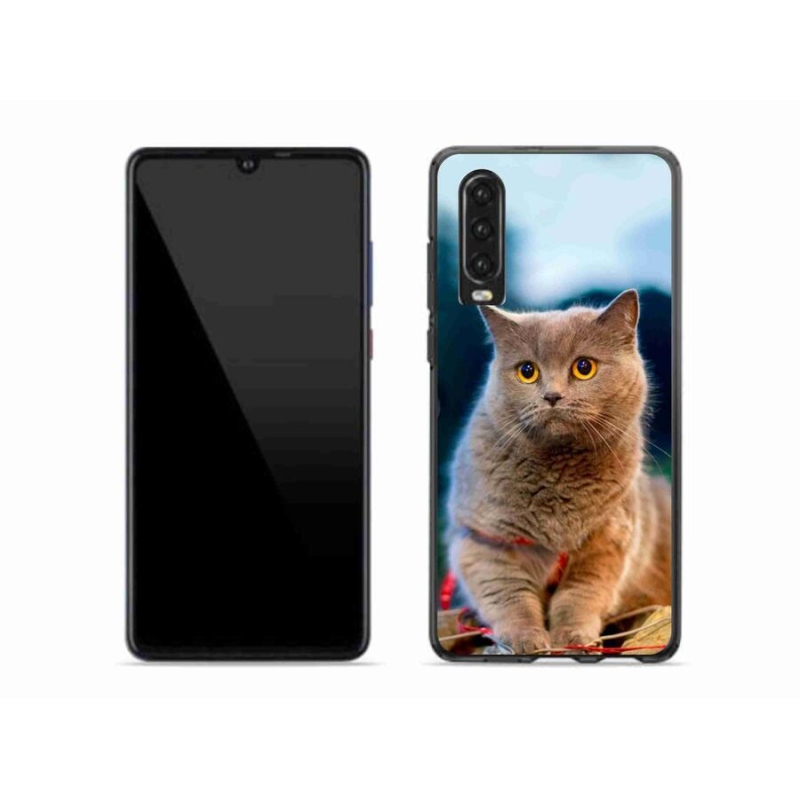 Gelový kryt mmCase na mobil Huawei P30 - britská modrá 2