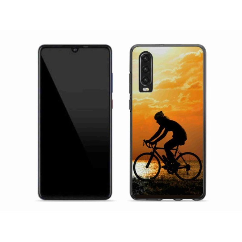Gelový kryt mmCase na mobil Huawei P30 - cyklovýlet