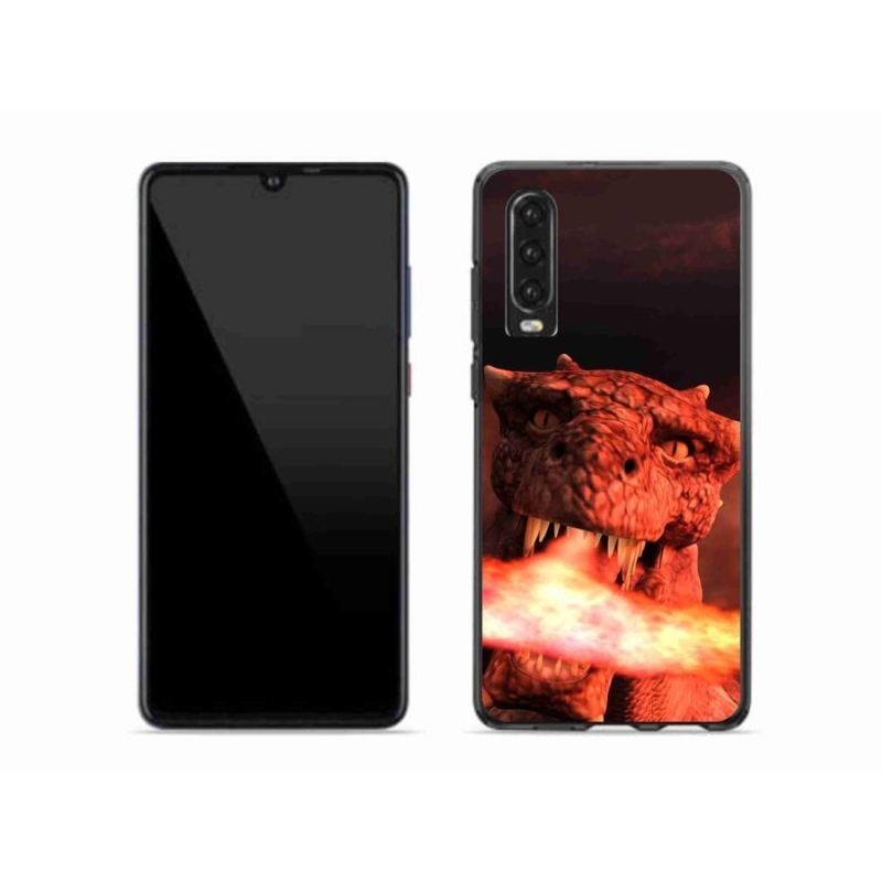 Gelový kryt mmCase na mobil Huawei P30 - drak