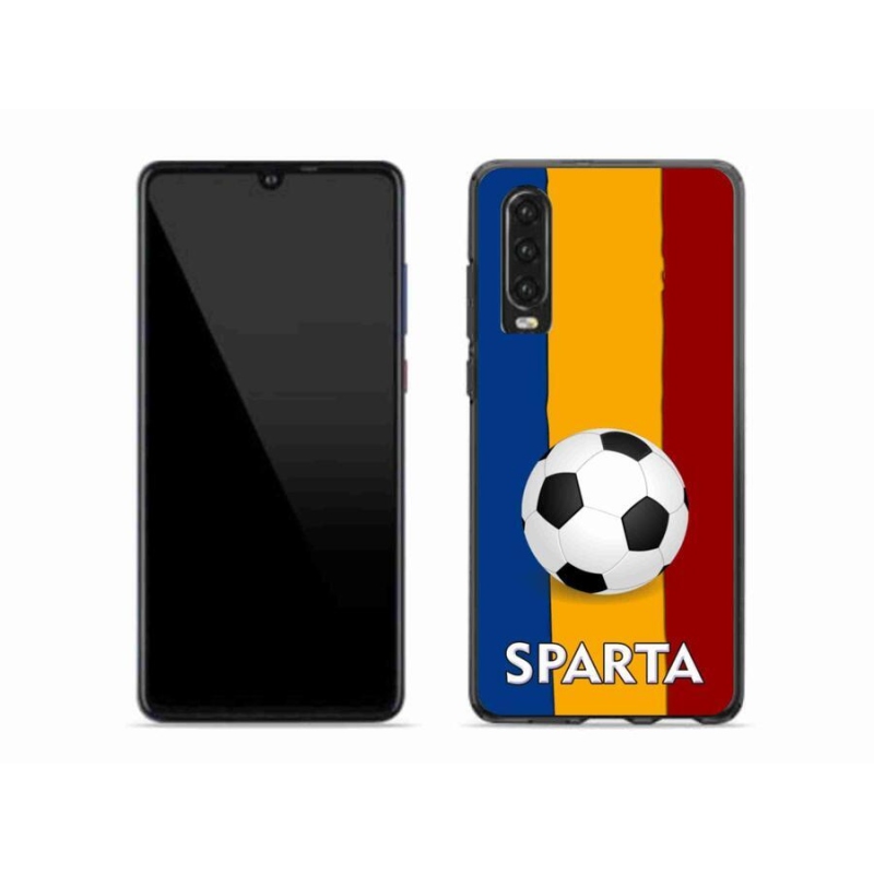 Gelový kryt mmCase na mobil Huawei P30 - fotbal 1