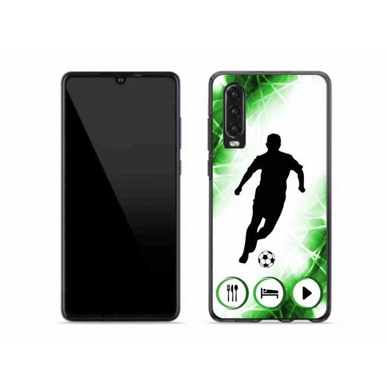 Gelový kryt mmCase na mobil Huawei P30 - fotbalista