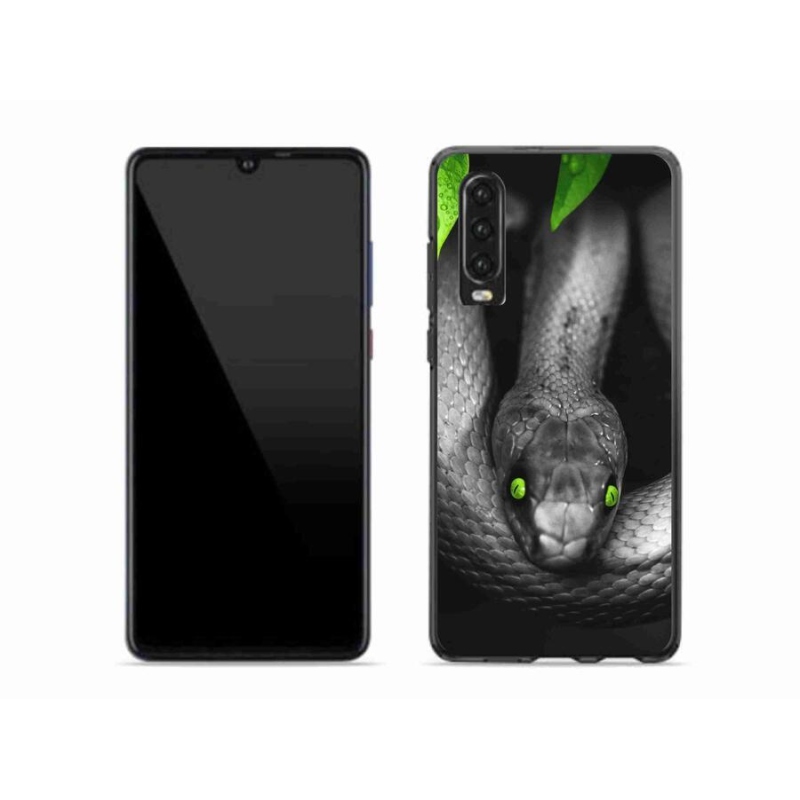 Gelový kryt mmCase na mobil Huawei P30 - had