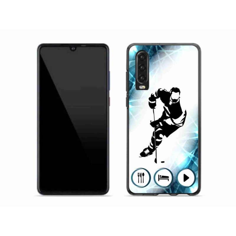 Gelový kryt mmCase na mobil Huawei P30 - hokej 1