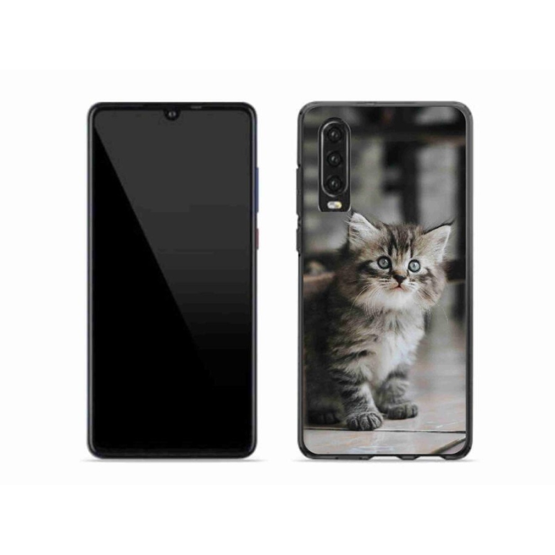 Gelový kryt mmCase na mobil Huawei P30 - koťátko
