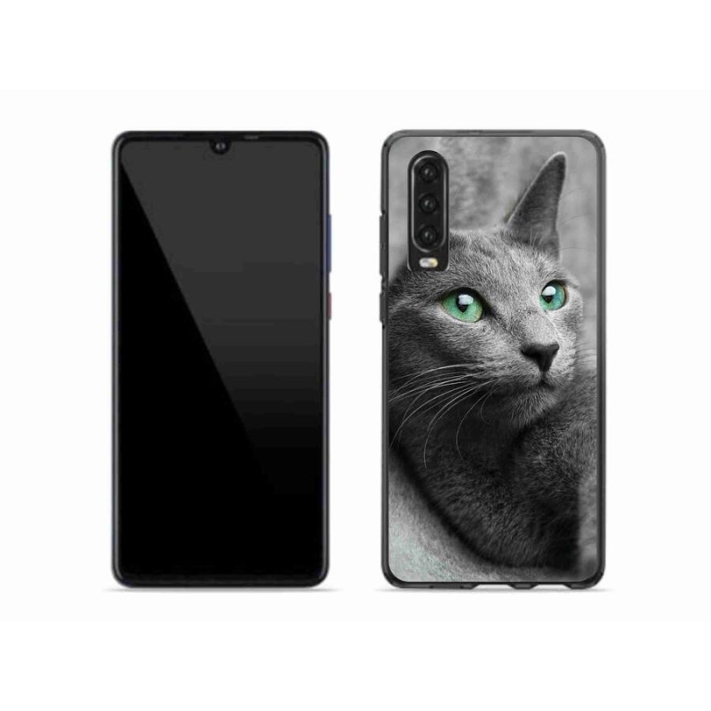 Gelový kryt mmCase na mobil Huawei P30 - kočka 2
