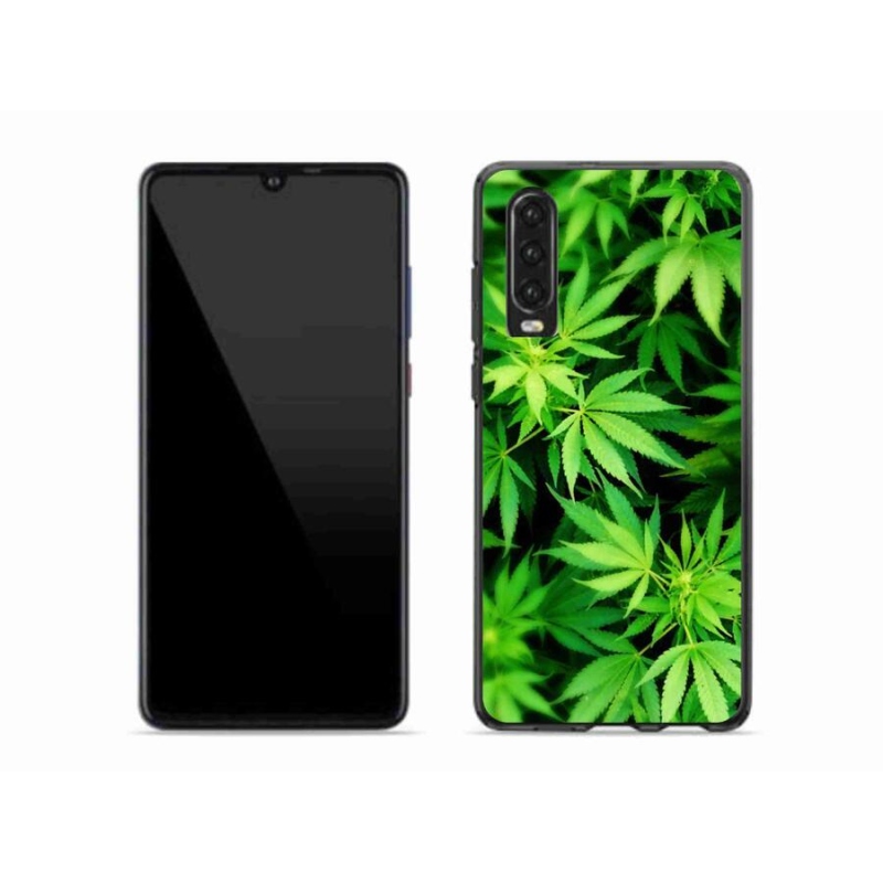 Gelový kryt mmCase na mobil Huawei P30 - konopí 3