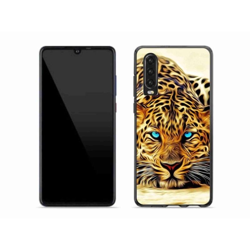 Gelový kryt mmCase na mobil Huawei P30 - kreslený tygr