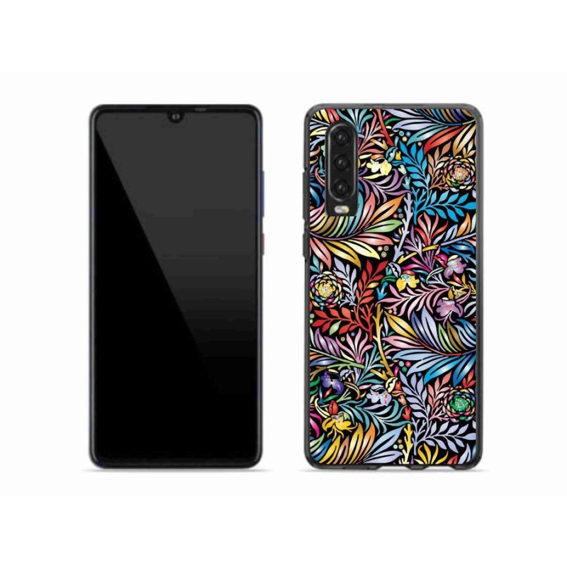 Gelový kryt mmCase na mobil Huawei P30 - květiny 5