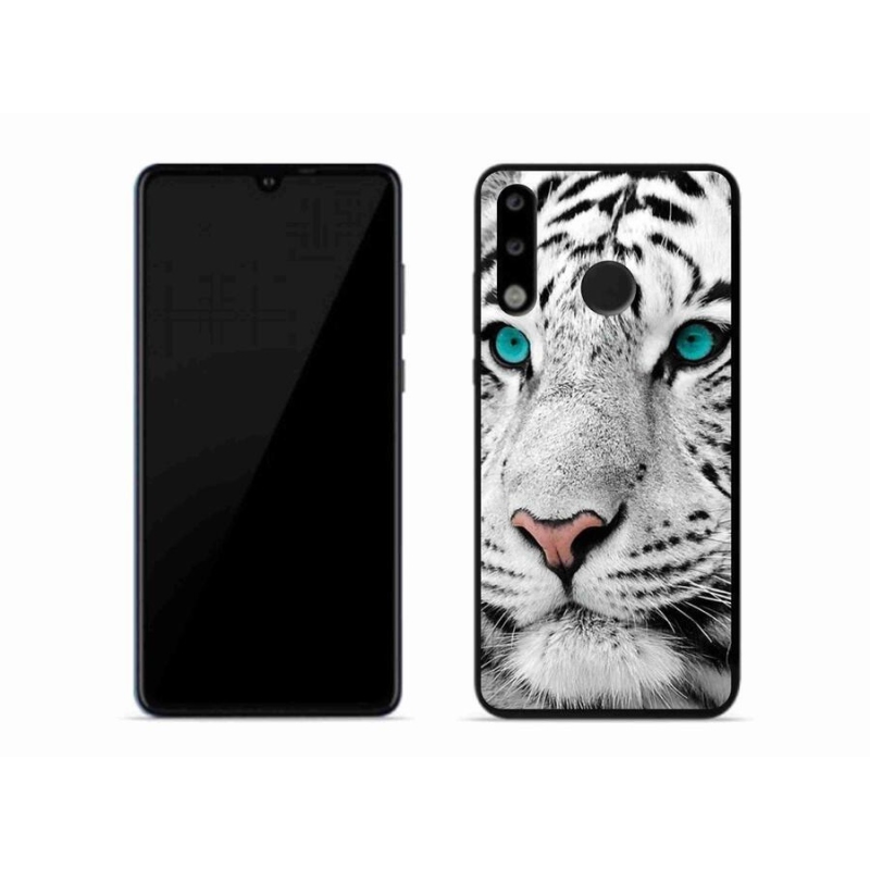Gelový kryt mmCase na mobil Huawei P30 Lite - bílý tygr
