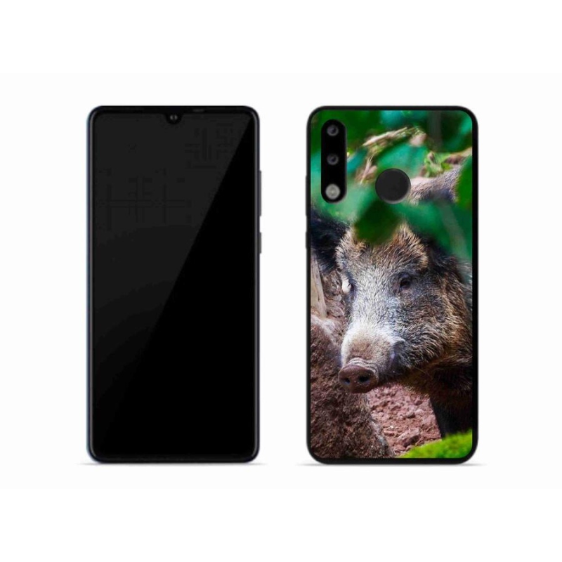 Gelový kryt mmCase na mobil Huawei P30 Lite - divoké prase