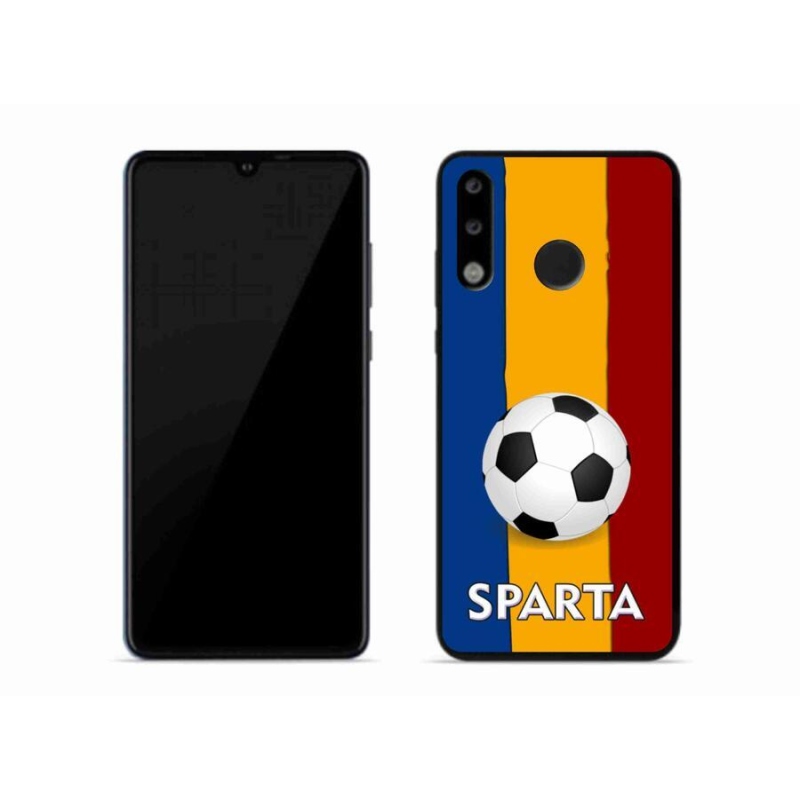 Gelový kryt mmCase na mobil Huawei P30 Lite - fotbal 1