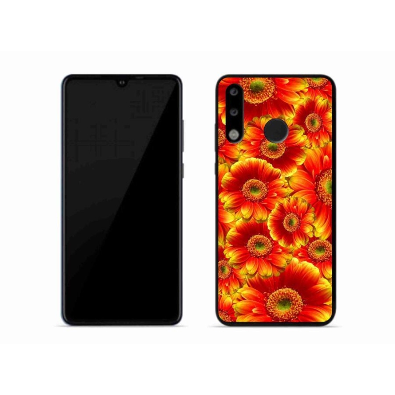 Gelový kryt mmCase na mobil Huawei P30 Lite - gerbera 1