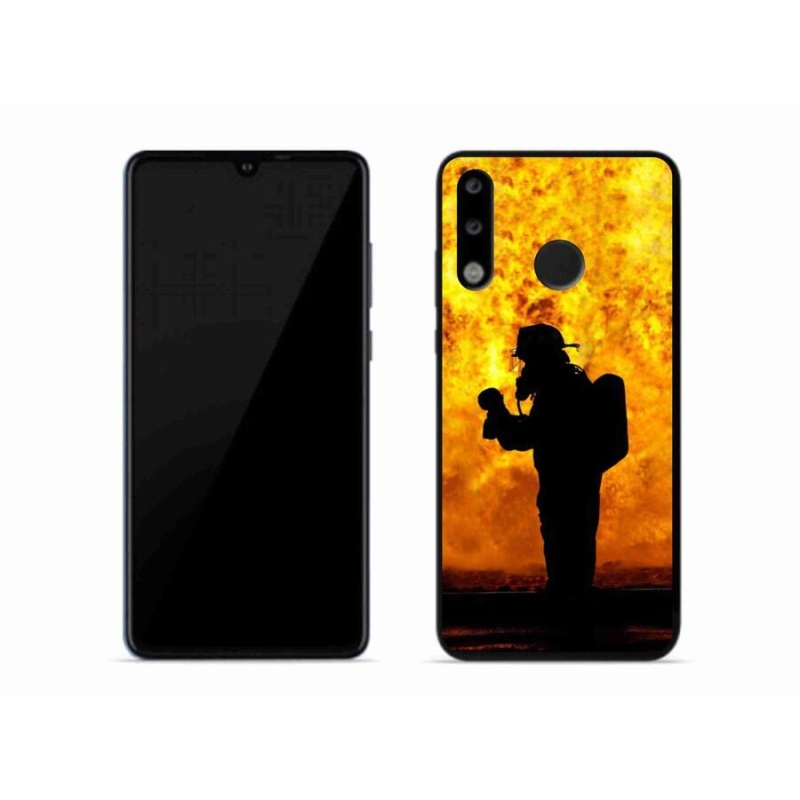 Gelový kryt mmCase na mobil Huawei P30 Lite - hasič