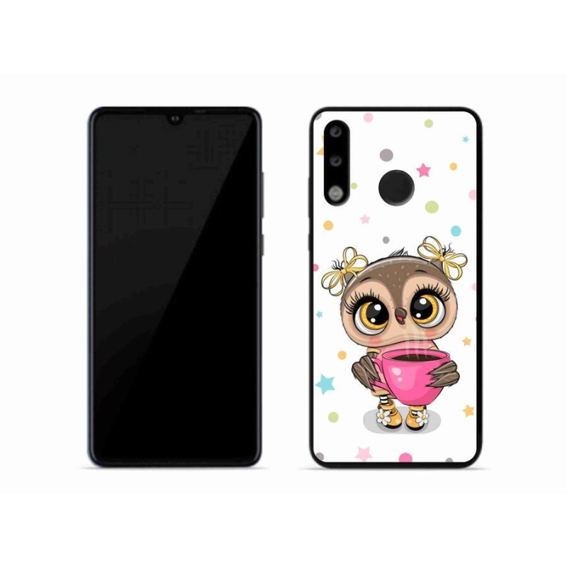 Gelový kryt mmCase na mobil Huawei P30 Lite - kreslená sovička
