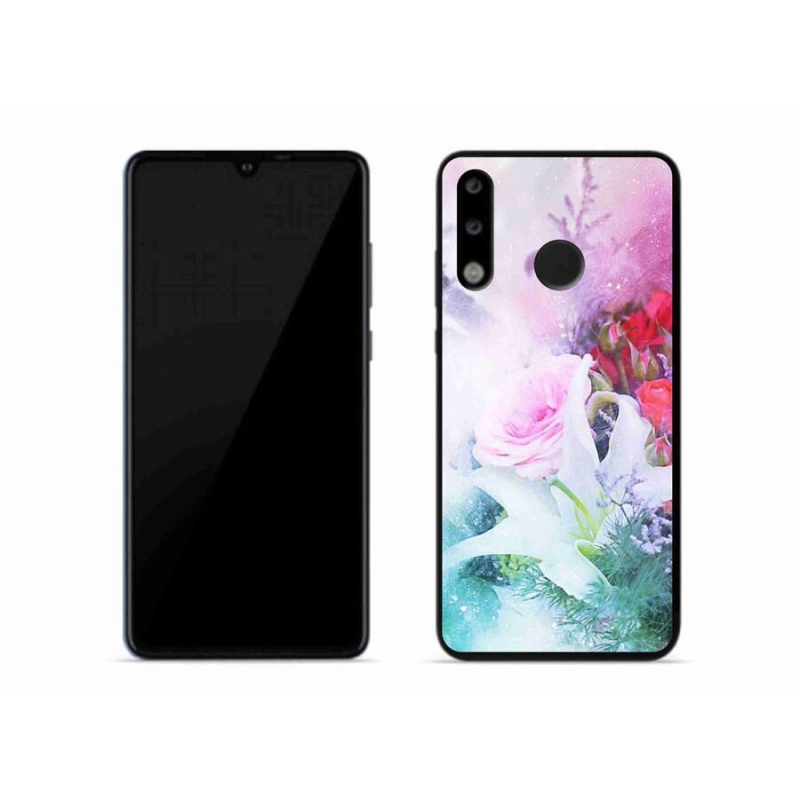 Gelový kryt mmCase na mobil Huawei P30 Lite - květiny 4
