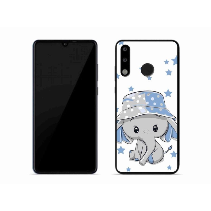 Gelový kryt mmCase na mobil Huawei P30 Lite - modrý slon