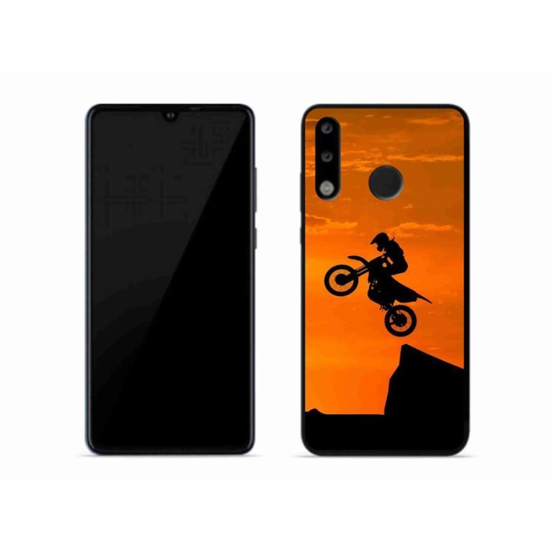 Gelový kryt mmCase na mobil Huawei P30 Lite - motocross