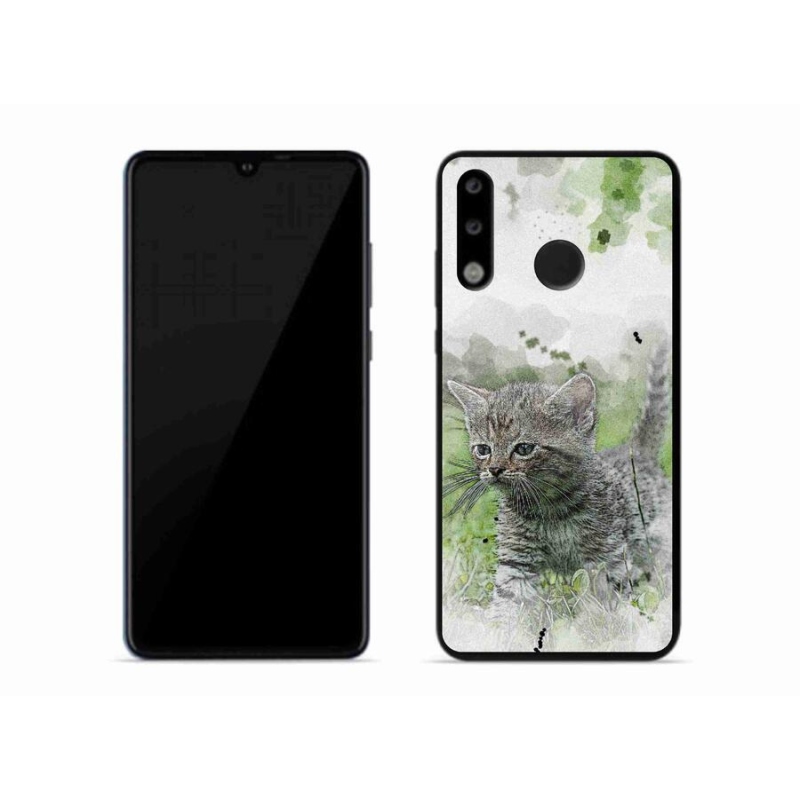 Gelový kryt mmCase na mobil Huawei P30 Lite - roztomilé kotě 1