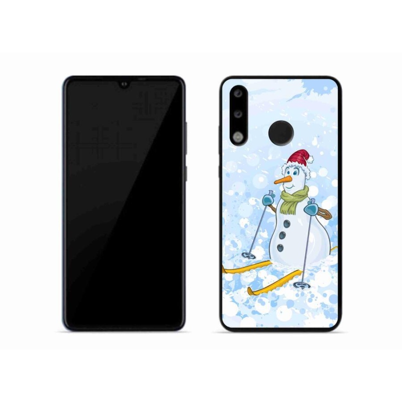 Gelový kryt mmCase na mobil Huawei P30 Lite - sněhulák