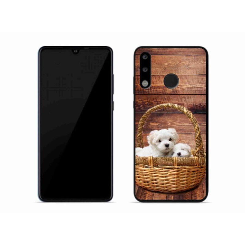 Gelový kryt mmCase na mobil Huawei P30 Lite - štěňátka