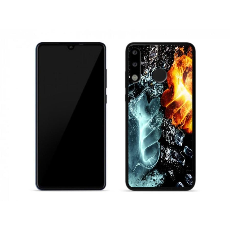 Gelový kryt mmCase na mobil Huawei P30 Lite - voda a oheň