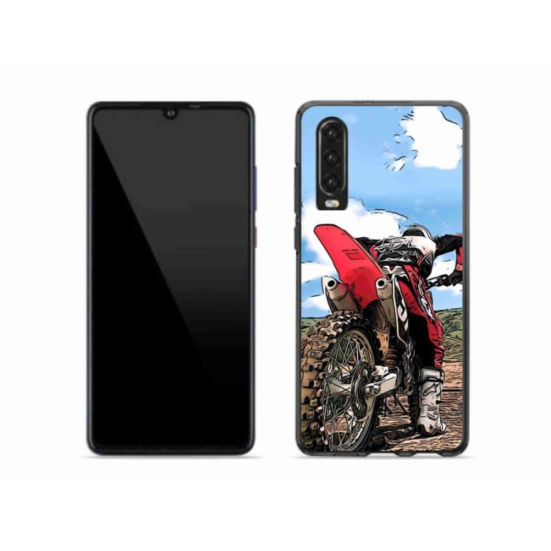 Gelový kryt mmCase na mobil Huawei P30 - moto