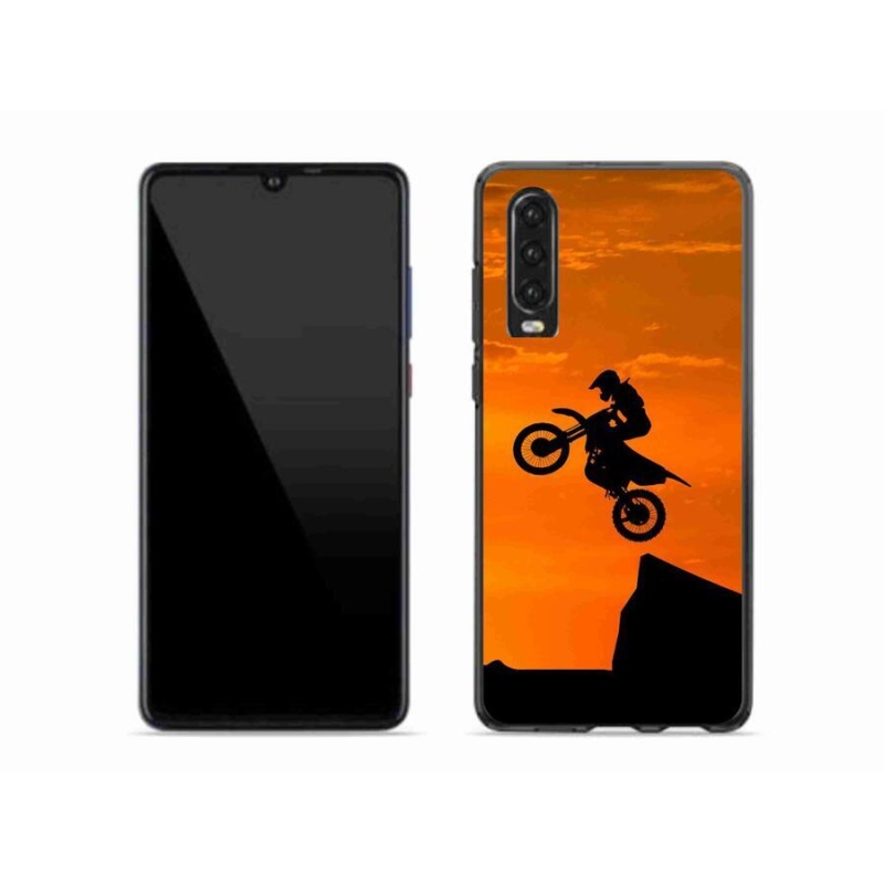 Gelový kryt mmCase na mobil Huawei P30 - motocross