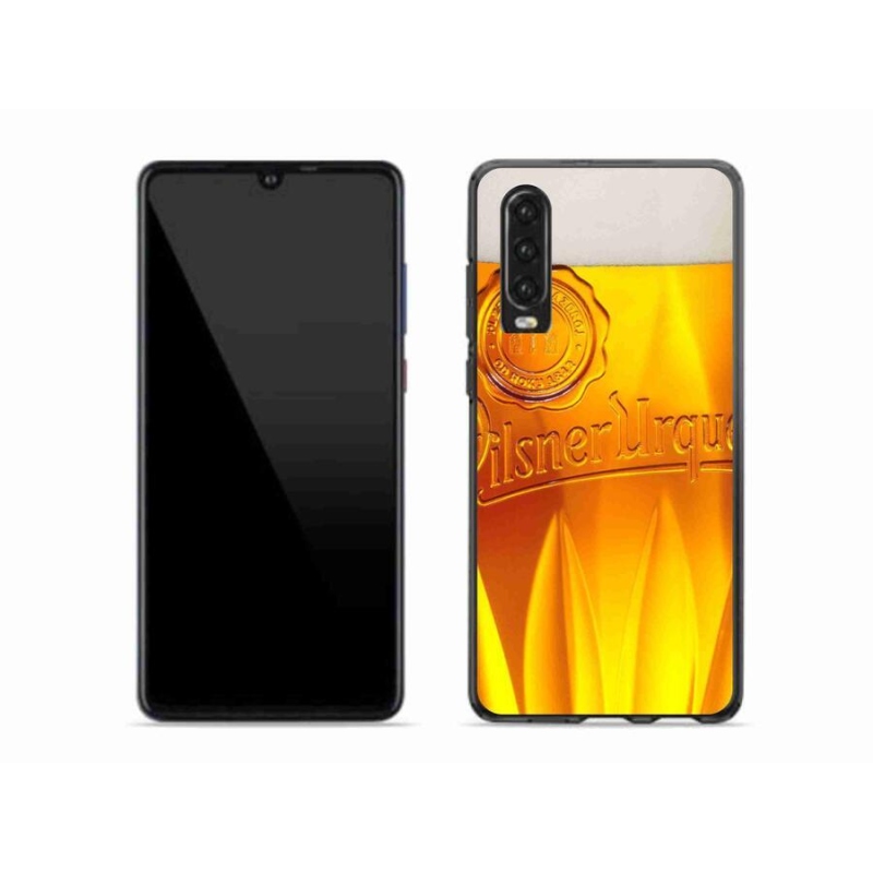 Gelový kryt mmCase na mobil Huawei P30 - pivo