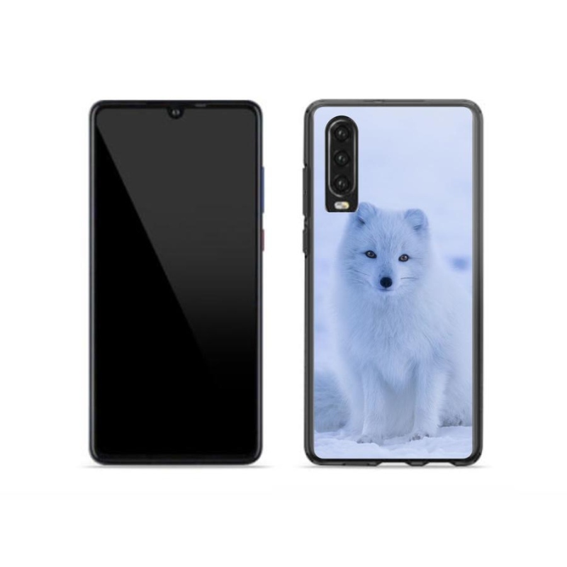 Gelový kryt mmCase na mobil Huawei P30 - polární liška