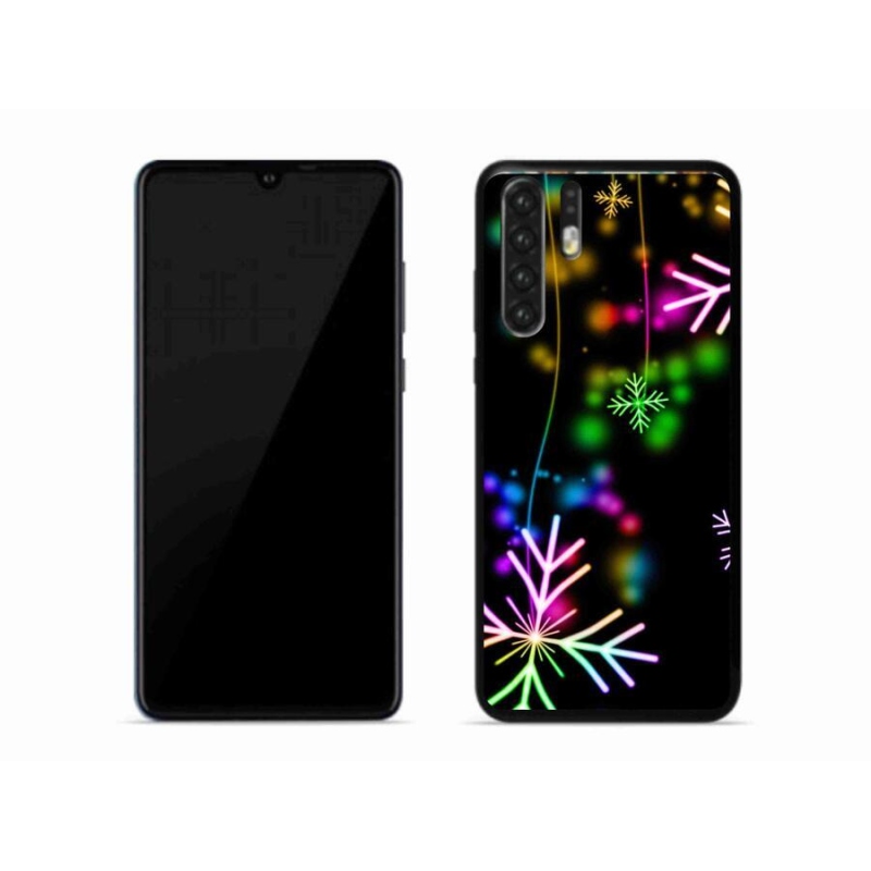Gelový kryt mmCase na mobil Huawei P30 Pro - barevné vločky