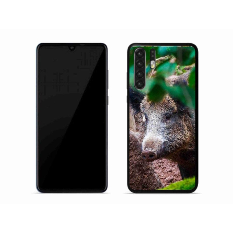 Gelový kryt mmCase na mobil Huawei P30 Pro - divoké prase